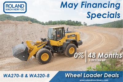 May Wheel Loader Financing