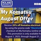My Komatsu August Offer