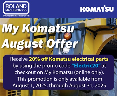 My Komatsu August Offer