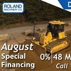 Dozers - Financing Multiple Options August