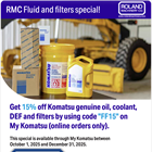 Komatsu Fluid and Filter Special