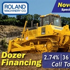 Crawler Dozer November 2025 Financing
