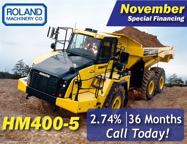 HM400-5 November Financing