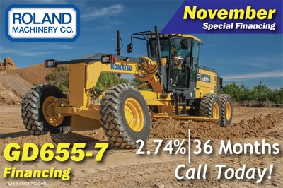Motor Grader Financing November 2025