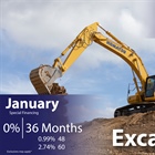 Excavator Financing January 2026