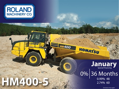 HM400-5 Financing January 2026