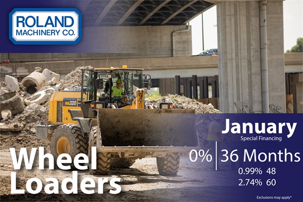 Wheel Loaders Financing January 2026