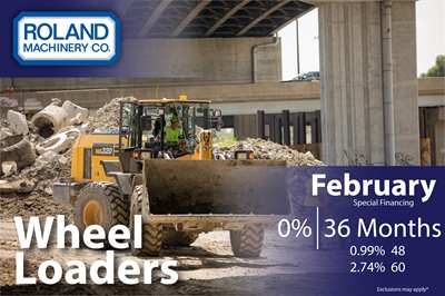 Wheel Loaders February Financing