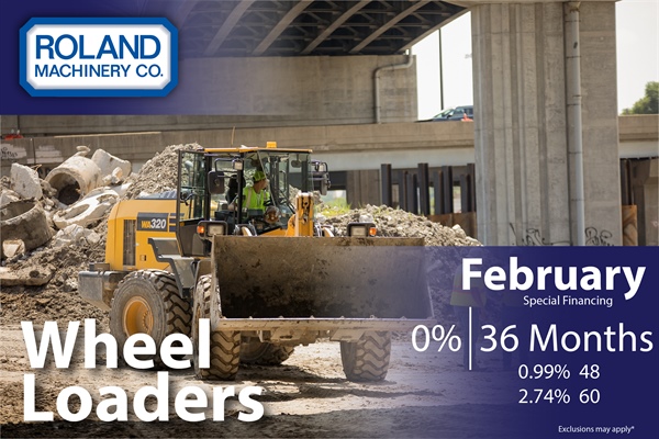 Wheel Loaders February Financing