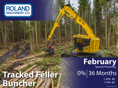 Tracked Feller Buncher February Financing