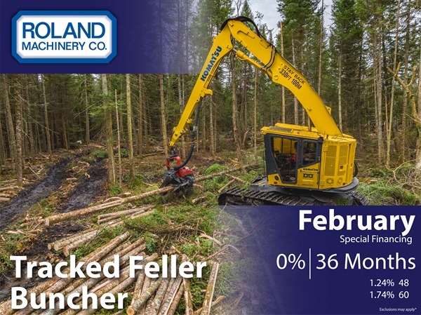 Tracked Feller Buncher February Financing