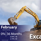 Excavator February Financing