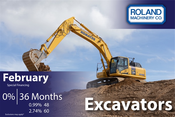Excavator February Financing
