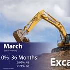 Excavator Financing March 2026