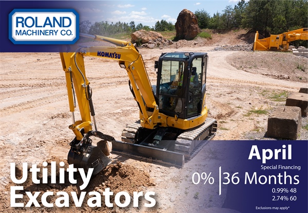 Utility Excavators financing