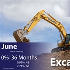 Excavator financing