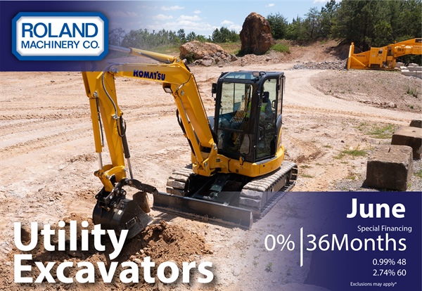 Utility Excavators financing