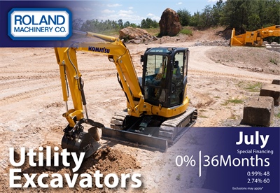 Utility Excavators financing