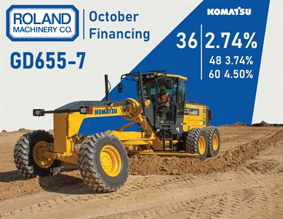 Motor Grader Financing October
