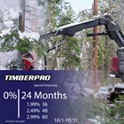 Timberpro Financing October 2026