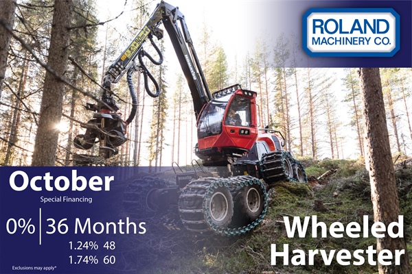 Wheeled Harvester Financing October 2026