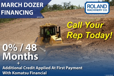 March Dozer Financing
