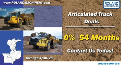 April Articulated Truck Financing