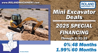 April Mini Excavator Financing