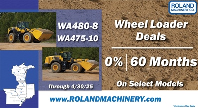 April Wheel Loader Financing