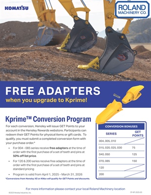 Free Adapters when you upgrade to Kprime